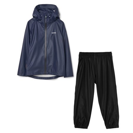 Tretorn Kids Packable Rainset Children rainwear sets Blue 110/116