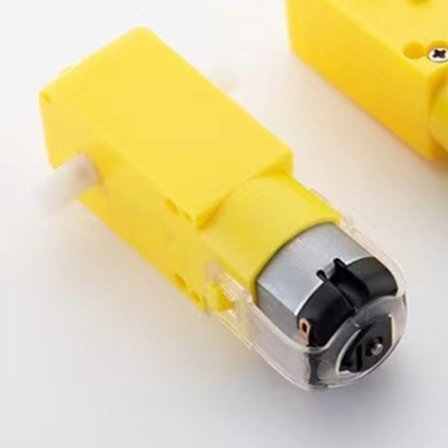 DC Växelmotor Dubbla Axlar Anti-Interferens Elektrisk Reduktionsmotor för 4-Hjulsdriven Bilrobot DC3V‐6V
