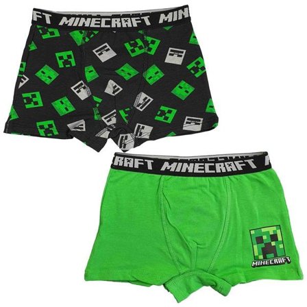 Perfekta Minecraft-kalsonger 2-pack - Perfekt Grön
