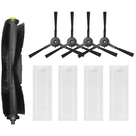 Rullebørste Filter Sidebørste Reservedele til Qihoo 360 S10 X100 Max Robotstøvsuger-FA7-