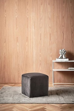 Jotex - Poef 40x40 Cm Grijs Grijs - SEATTLE - Koop Poefs bij Jotex