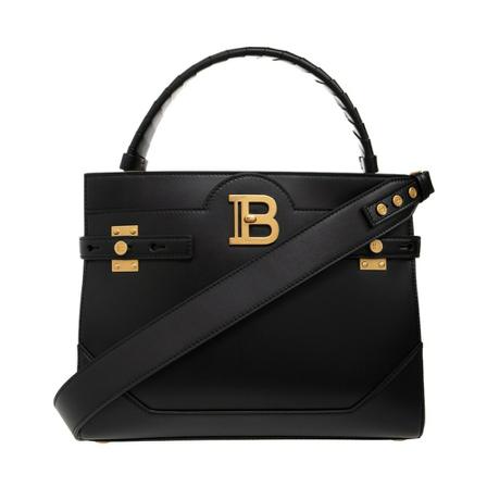 Balmain, B-Buzz 31 shoulder bag Zwart, Dames, Maat:ONE Size,leer