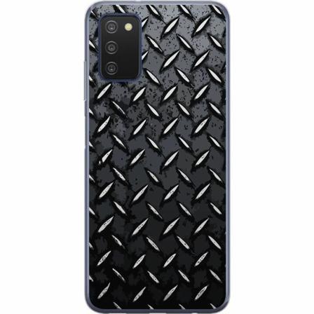Samsung Galaxy A03s Genomskinligt Skal Metalliskt Mönster