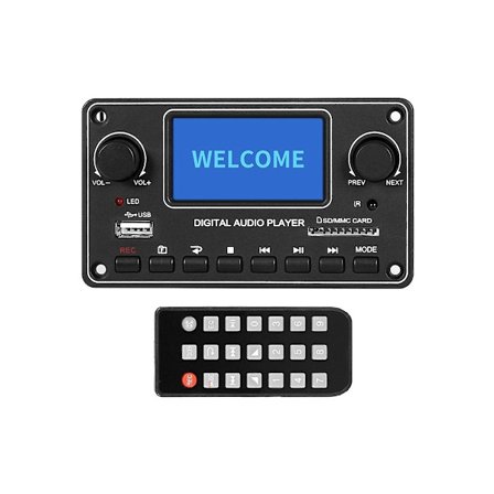 LCD MP3-spillermodul 28X64 Display Bluetooth Digital Audio Decoder Board TDM157 USB SD BT FM for C-WELLNGS