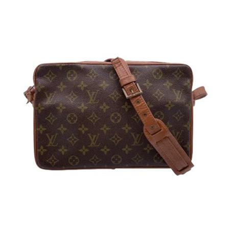 Louis Vuitton Vintage Pre-owned Canvas Messenger Brun, Dame Vintage Tasker, Størrelse: ONE Size