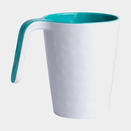 Tazze da caffè/tè in melamina Marine Business Acqua, antiscivolo, turchese, 35 cl / 350 ml, confezione da 6