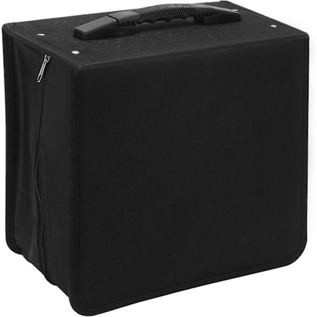 Cd-fodral skivfodral 400 skivor Kapacitet Bärbar hållare Skydd Cd-pärm Plånbok Väska Stor med dragkedja Oxford