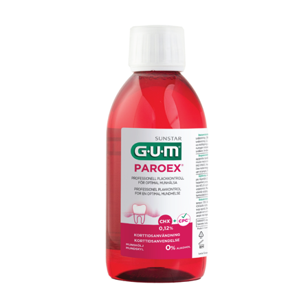 Gum Paroex munnskyll klorhexidin 0,12%, 300 ml
