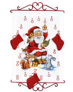 Broderipakke Kalender Julefortellinger - Permin