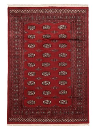 Tappeto Pakistan Bukara 2Ply 170X247 Rosso Scuro/Nero (Lana, Pakistan)