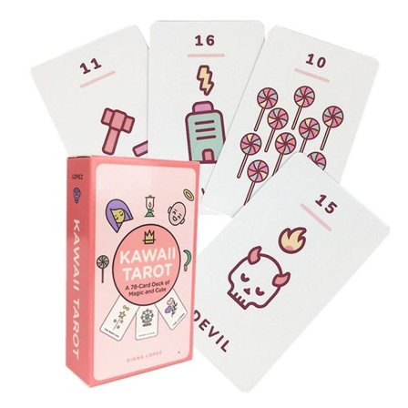 Tarot Orakelkort Mystiska Spådomsserier Tarot Flicka Kortspel Brädspel Engelsk Poker Kawaii