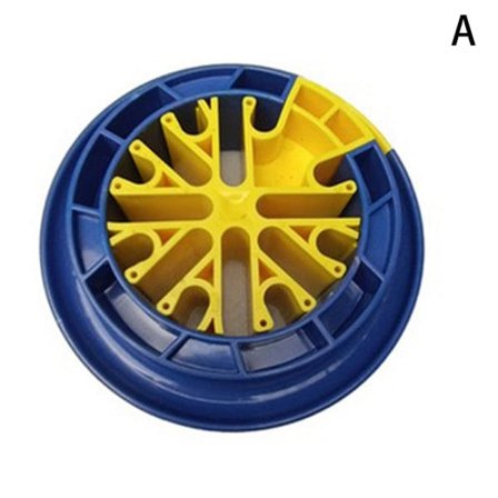 Netværkskabel Organizer Plastkabler Organizer blå med gul