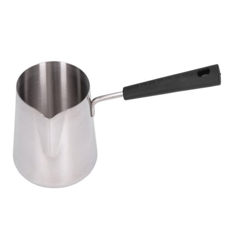 Tyrkisk Kaffekjele 600ml Rustfritt Stål Blank Overflate Høy Temperaturbestandig Lett å Rengjøre Smørvarmer