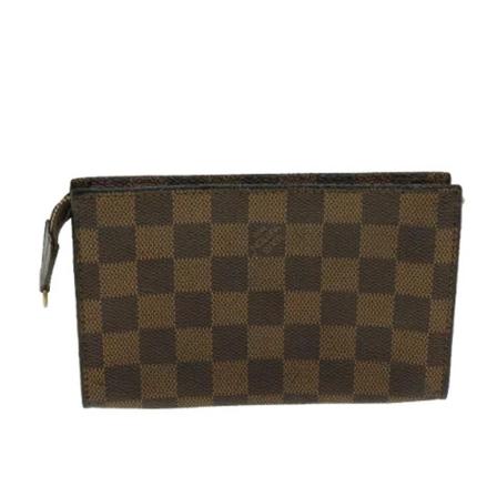 Louis Vuitton Vintage, Pre-owned Canvas pouches Bruin, unisex, Maat:ONE Size,leer