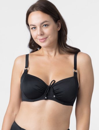 Dorina Fiji/Eco Bikini_Top - Black - F x 85
