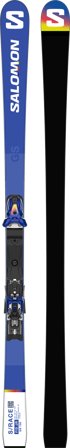 Salomon - Pack de esquí alpino Esquís alpinos T S/race Fisgsjr152-166+icon10 - Race Blue / White