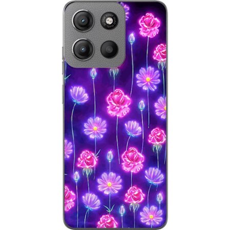 Kompatibel Mobilcover til Motorola Moto G15 Bloom Reverie Electric Petals