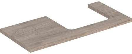 Geberit ONE 505.324.00.6 Bänkskiva 105 cm Valnöt, Badrum