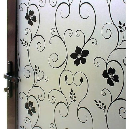 Läpinäkymätön Ikkunakalvo Yksityisyyden Suoja Koristeellinen Ikkunakalvo Sähköstaattinen Ikkunakalvo Ikkunatarra (60cm X 300cm)