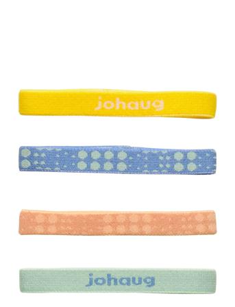 Johaug Hair Elastic 8Pk Accessories Sports Equipment Hairbands - Sport Blå Johaug
