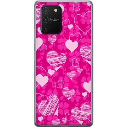 Yhteensopiva Puhelinkuori Samsung Samsung Galaxy S10 Lite PopSydänKuviointi