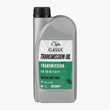 Mineraloljebaserad Transmissionsolja till veteranfordon SAE 90 GL3/GL4 1 liter