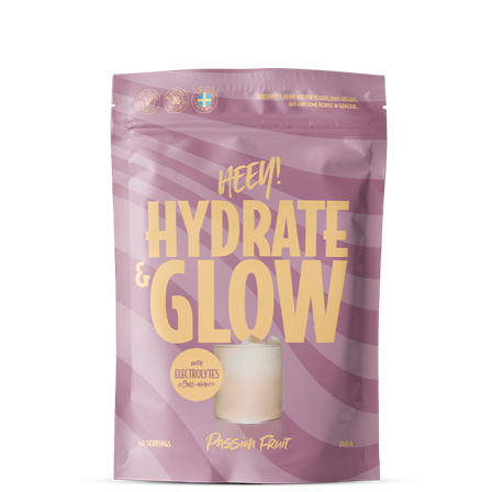 Heey! Elektrolyter + Coll-egan Passionsfrukt 240 g