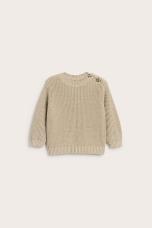 Kappahl | Bluza z dzianiny, dla niemowląt | Beżowy