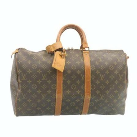 Louis Vuitton Vintage, Pre-owned Keepall Bruin, Dames, Maat:ONE Size