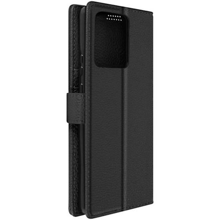 Fodral för Motorola Edge 40 Neo Flip Wallet Video Support Svart