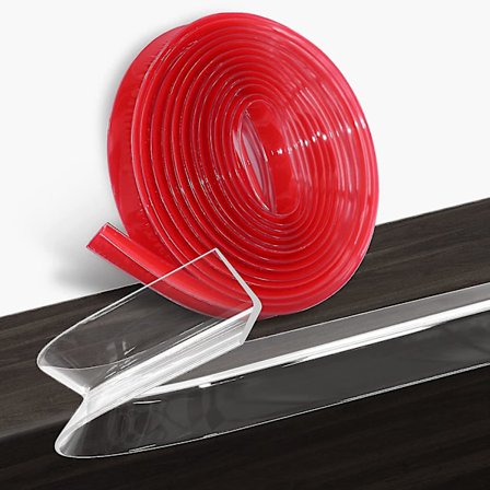 3M transparent bord- och möbelskydd, självhäftande silikon- och PVC-bordhörnskydd, barnsäkra hörn- och kantskydd, barnsäkra möbelskydd