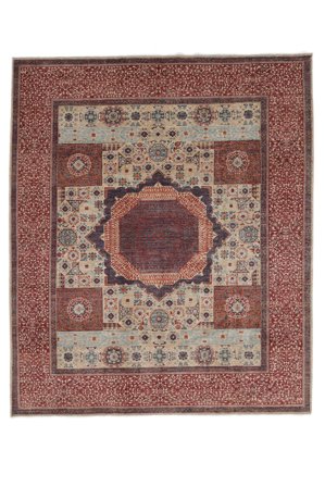 Mamluk Rug Hand Knotted 245X294 Dark Red/Brown Afghanistan