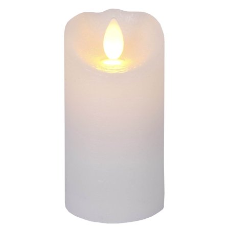 Star Trading - LED-lys Glow 10cm B/O vaxljus Hvit