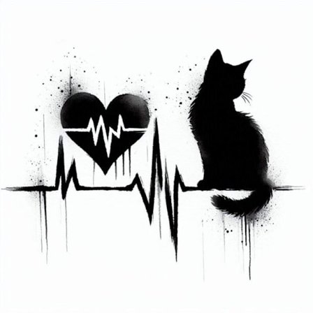 Katt Poster 40x50 cm