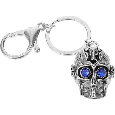 Dödskalle Nyckelring Vintage Nyckelring Herrväska Hänge Unik Retro Design Coola Tillbehör Personlig Handväskdekoration