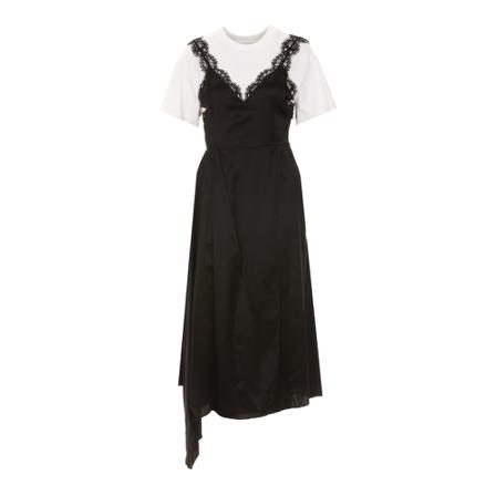Alexander McQueen Midi Kjole Sort, Dame