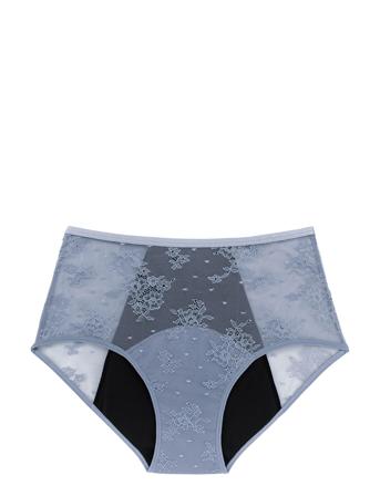 Selena Ecomoon Midi Lingerie Panties Period Panties Blå Dorina*Betinget Tilbud