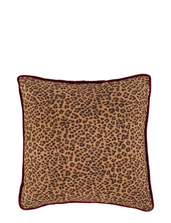 Anna + Nina | Leopard Cushion | 50X50X15CM