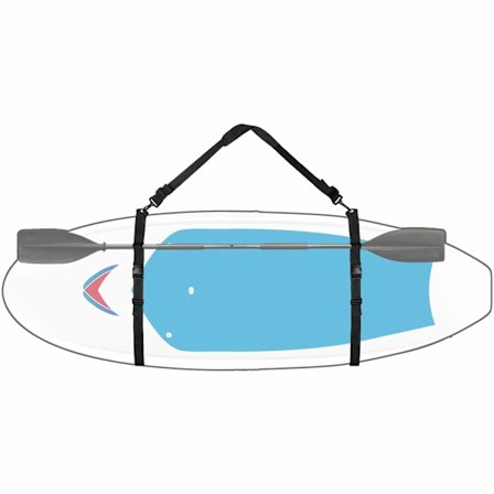 Paddla bräda bärrem, justerbar bärrem för paddlebräda, förvaringsrem, axelrem för stand up surf, surfbräda, SUP, longboard