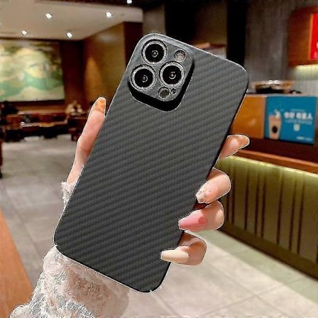 Kevlar Carbon Fiber Tekstur Beskyttende Telefon Cover til Iphone 12 Pro Max