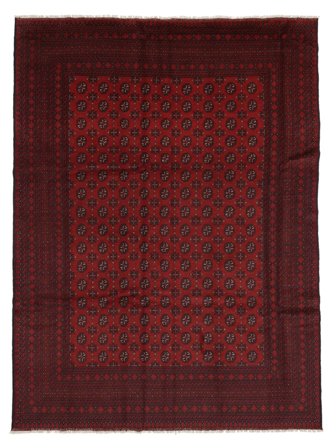 Noué À La Main Afghan Fine Tapis 252X339 De Laine Grand