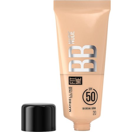 Maybelline New York Fit Me Nude BB Cream SPF 50 20, Makeup, Ansigt, Bb/cc Cream