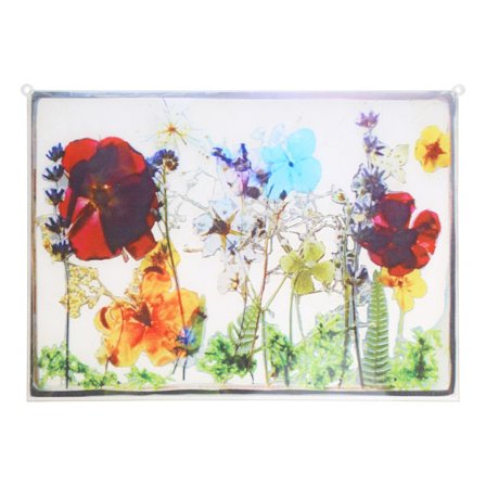 Akrylramme Pressede blomster hengende bilde kunstige planter vegganheng