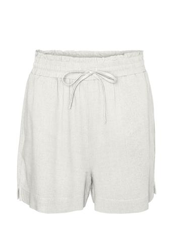 Vmmymilo Hw Paperbag Shorts Wvn Ga White Vero Moda