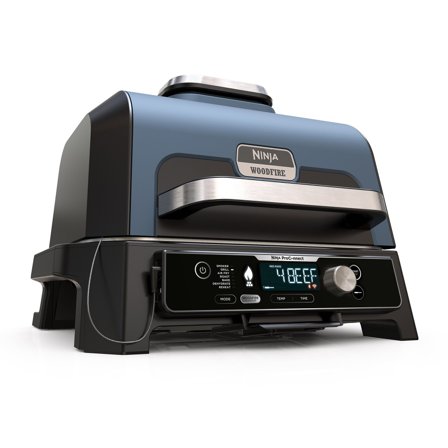 Ninja OG901EU Woodfire elgrill - Blå og sort | KitchenOne
