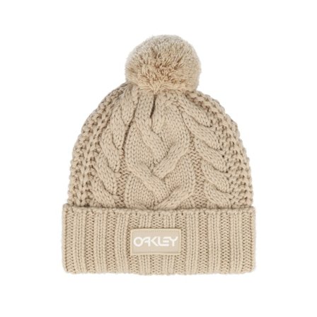Oakley - Beige pom Beanie - Harper Beanie Humus Pom @ Hatstore