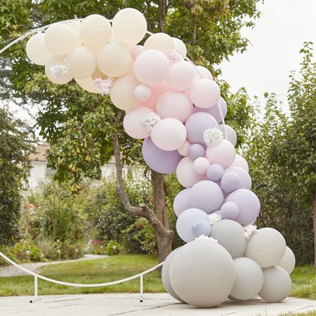 Ballonbue Sæt Luxe Pink/Lilla/Grå