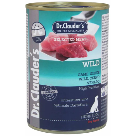 Dr Clauders Prebiotic Game 400 g Dog Wet Food