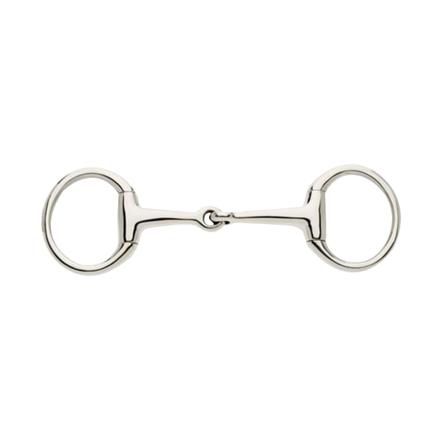 Lorina Single Jointed Eggbutt Bradoon 5.25in Silver