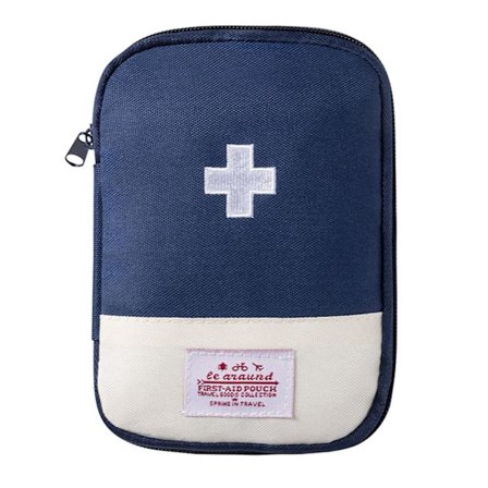 Bærbar tom veske for medisin Multifunksjonell oppbevaringsveske for nødmedisin for hjemmet